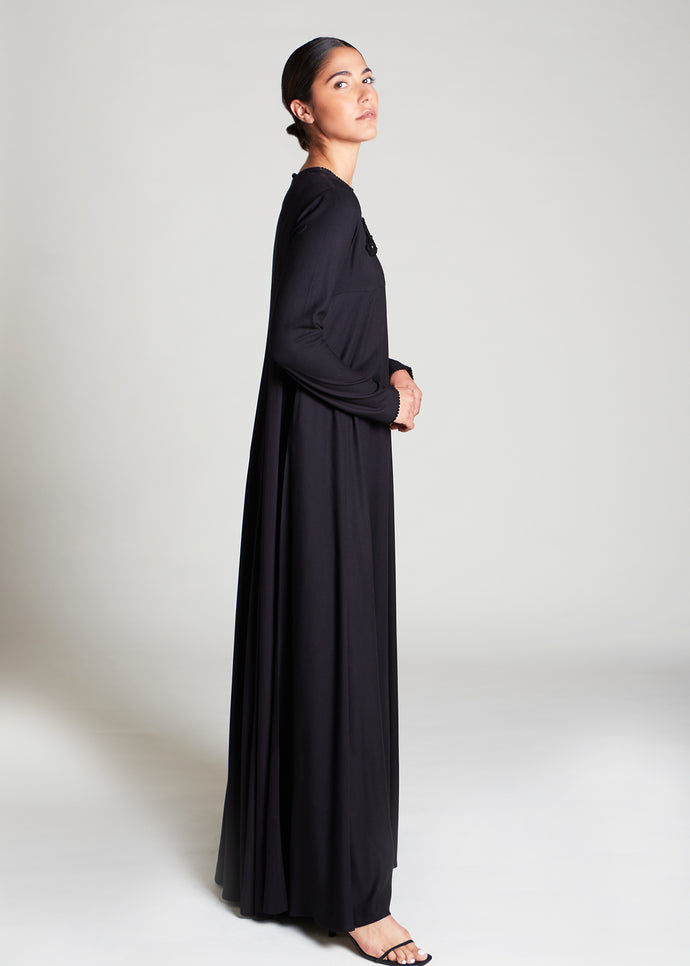 Crochet Flare Abaya