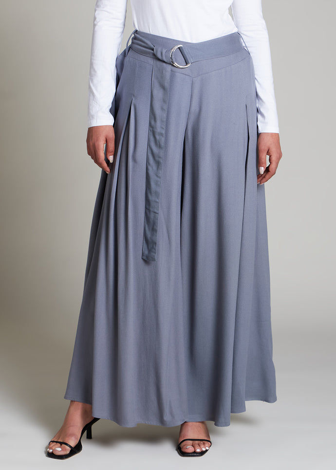 Full Flare Trousers Dark Grey | Trousers | Aab Modest Wear