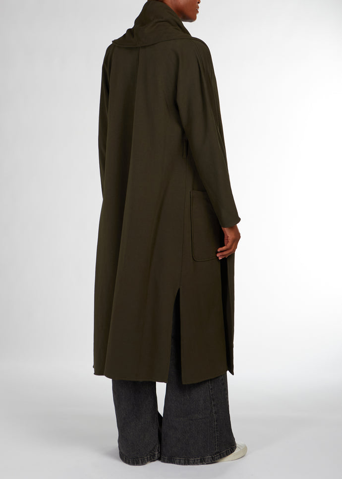 Cozy Fleece Cover Up Olive | Coats & Cover Ups | Aab Modest Wear
