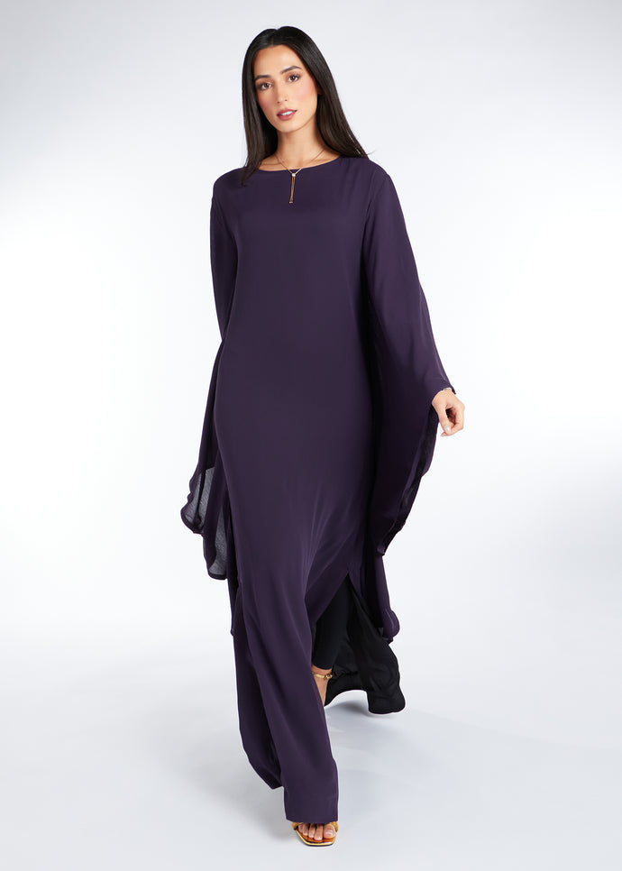 Floaty Kaftan Matte Purple