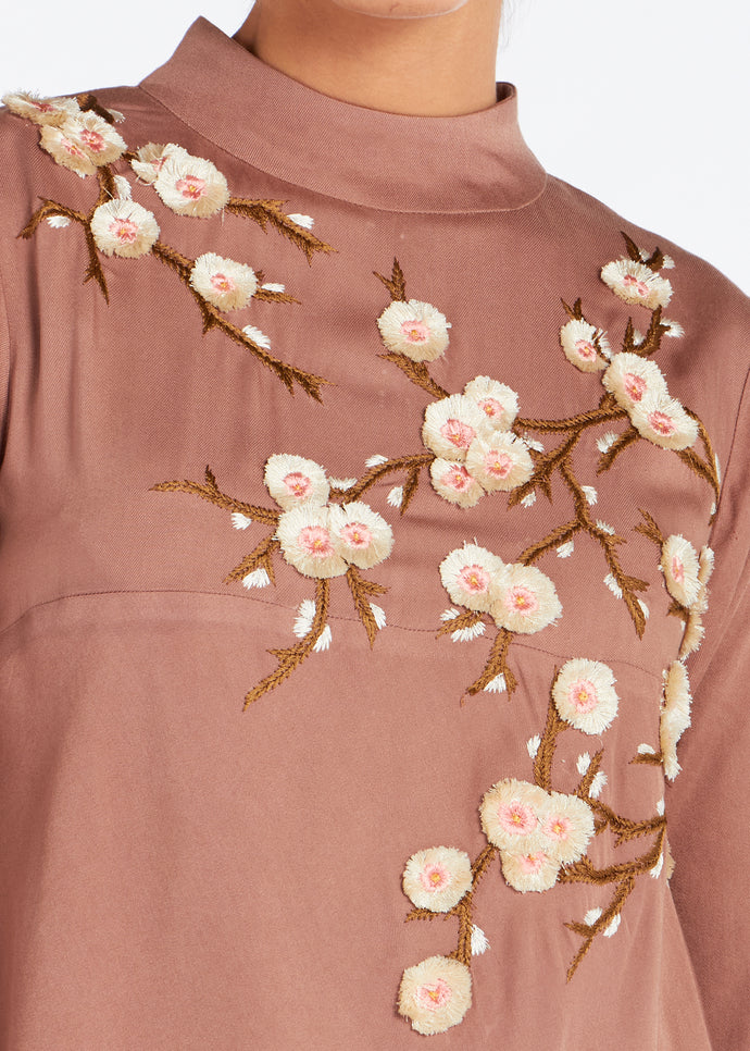 Frangipani Abaya Umber | Abayas | Aab Modest Wear
