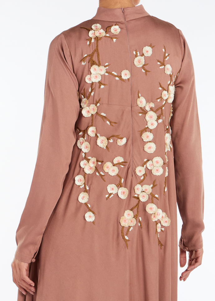 Frangipani Abaya Umber | Abayas | Aab Modest Wear