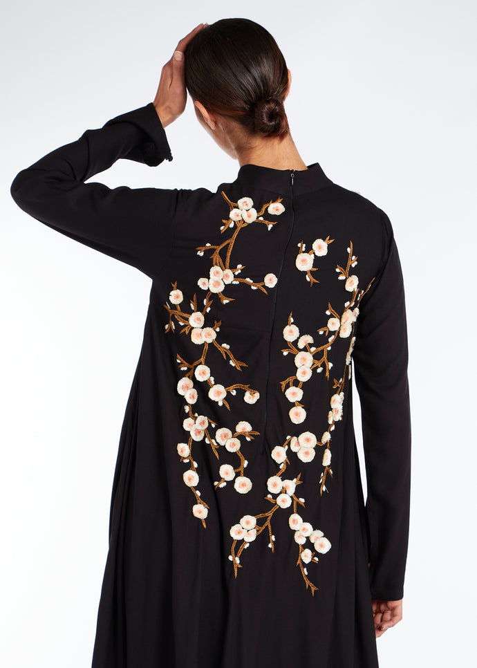 Frangipani Abaya Black | Abayas | Aab Modest Wear