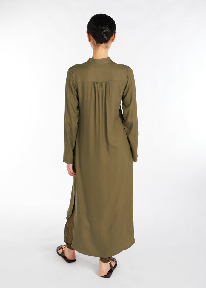 A Line Midi Olive | Midis & Tops | Aab Modest Wear