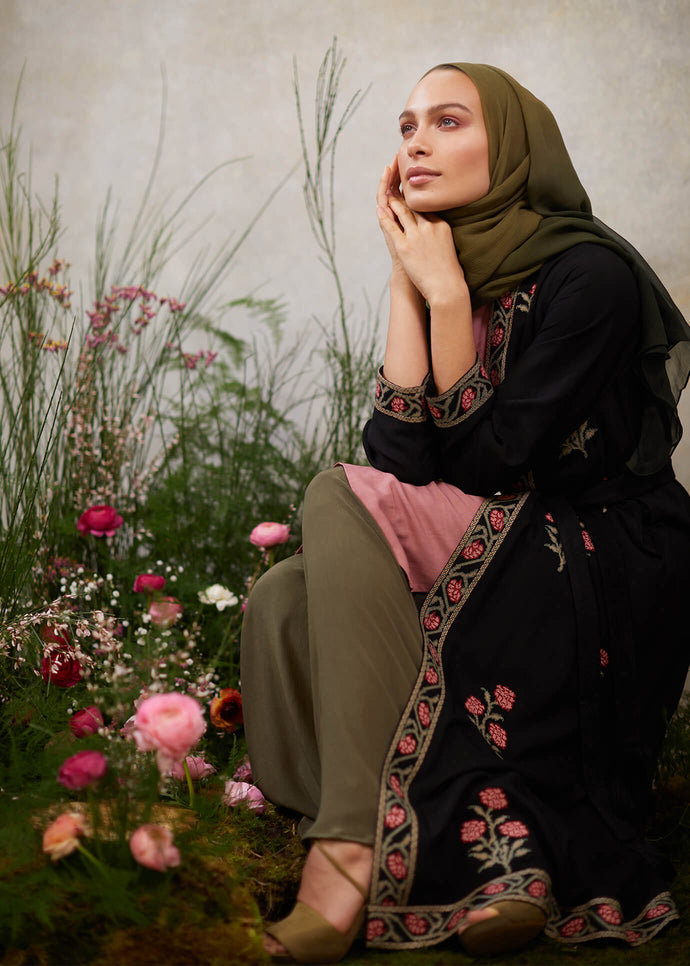 Damask Rose Kimono | Kimonos | Aab Modest Wear