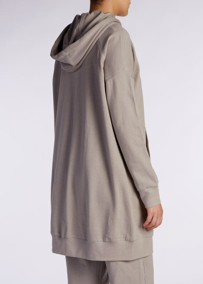 Modest Zip Up Hoody Grey | Aab Modest Activewear