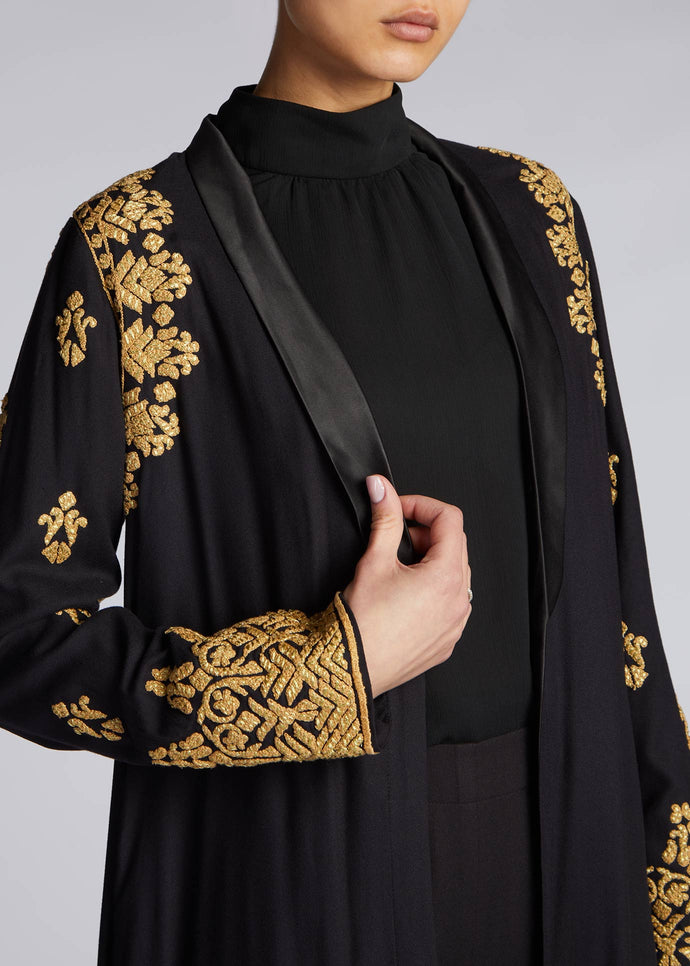 Dorada Long Jacket Black | Coats & Cover-Ups | Aab Modest Wear