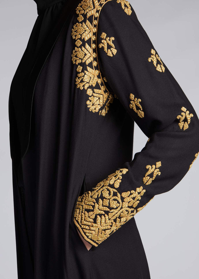 Dorada Long Jacket Black | Coats & Cover-Ups | Aab Modest Wear