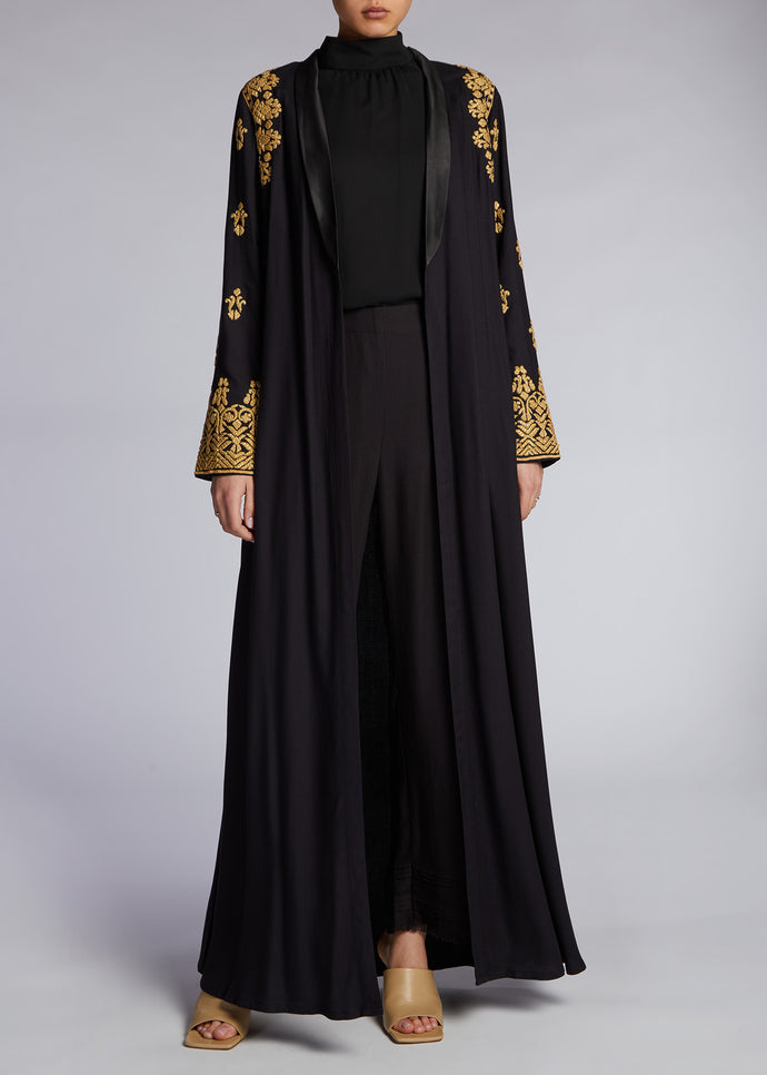 Dorada Long Jacket Black | Coats & Cover-Ups | Aab Modest Wear