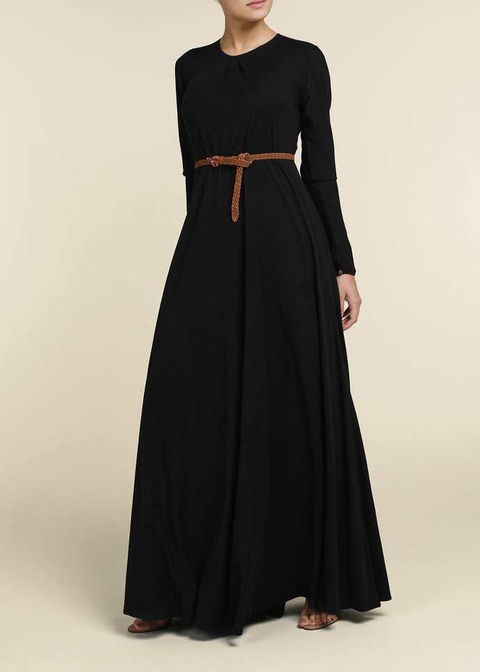 Mulberry Abaya Black
