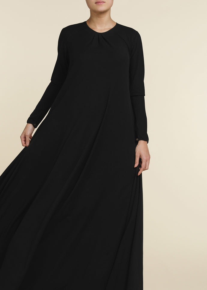 Mulberry Abaya Black