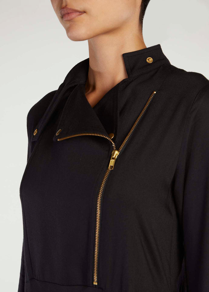Biker Abaya Black | Abayas | Aab Modest Wear