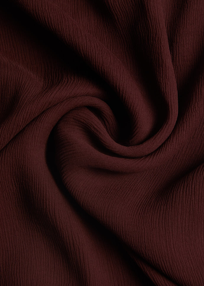 Burgundy Chiffon Silk Hijab | Hijabs | Aab Modest Wear