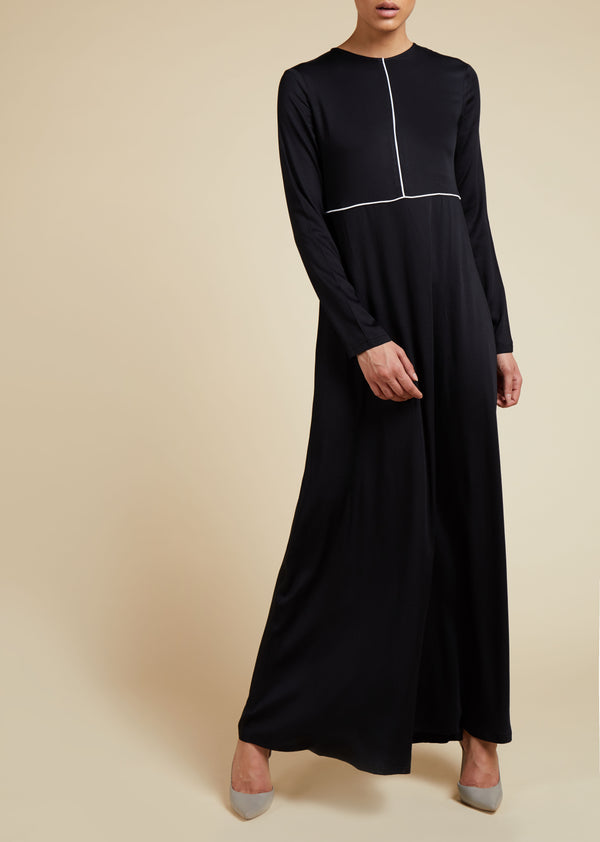 White Seam Abaya | Abayas | Aab Modest Wear