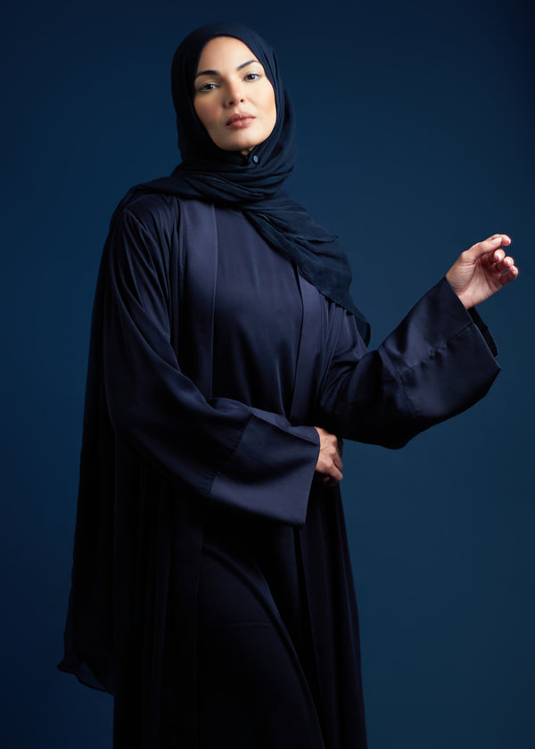 Loose Fit Kimono Dark Navy