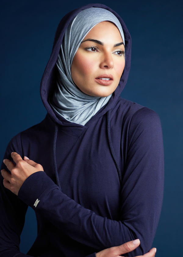 Hoody Abaya Navy