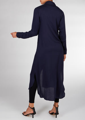 Shirt Dress Navy | Shirt Dresses | Aab Modest Wear