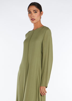Long Line Abaya Mint Green | Abayas | Aab Modest Wear