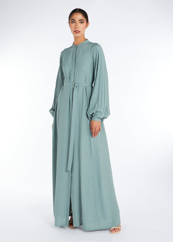 Sage Jaquard Maxi Dress | Maxi Dress | Aab Modest Wear