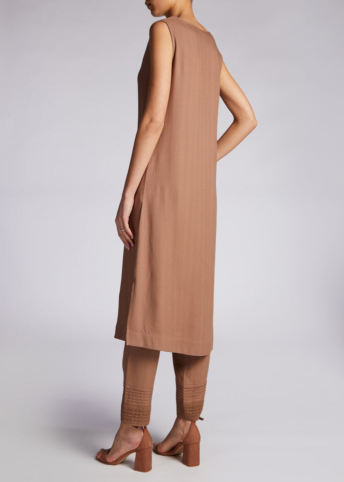 3/4 Slip Coffee | Slip Dresses | Aab Modest Wear