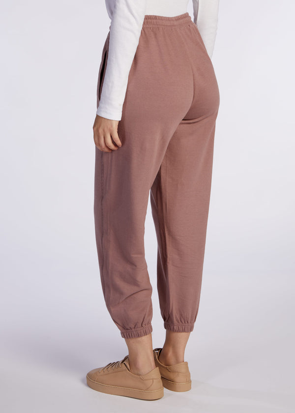 Cotton Track Pants Taupe