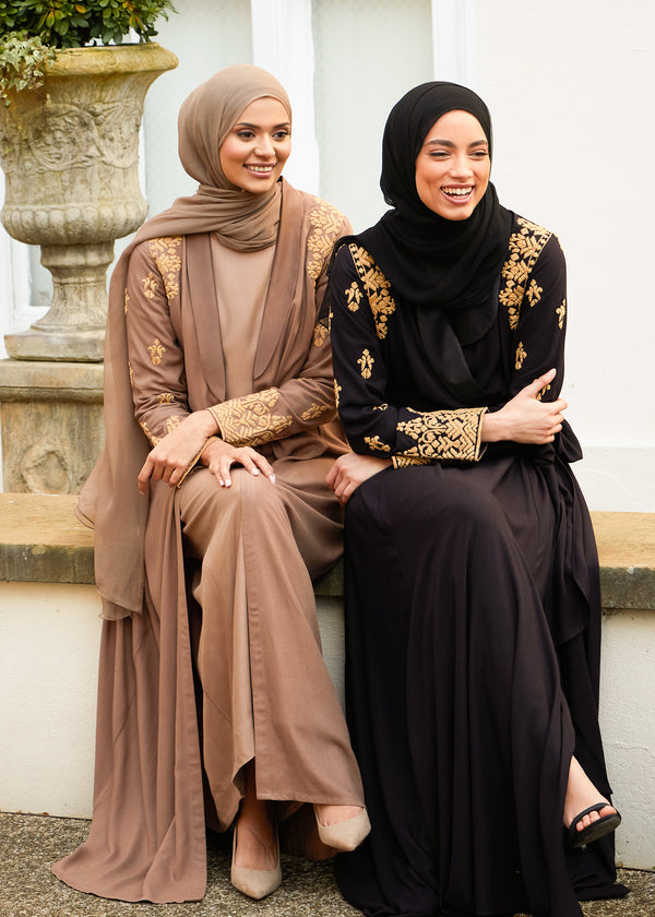 Dorada Long Jacket Black | Coats & Cover-Ups | Aab Modest Wear