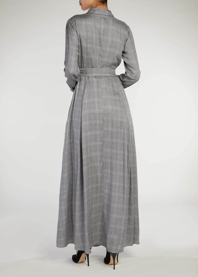 Glen Check Maxi Dress | Maxi Dresses | Aab Modest Wear
