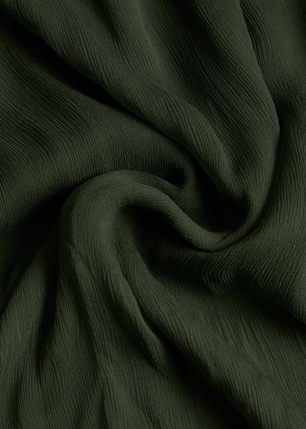 Landscape Green Chiffon Silk Hijab | Hijabs |  Aab Modest Wear